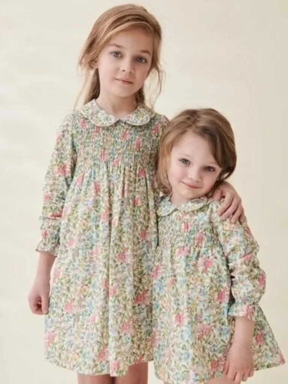 La Coqueta Girls Sz 2T Cora Dress Smocked Floral NWT